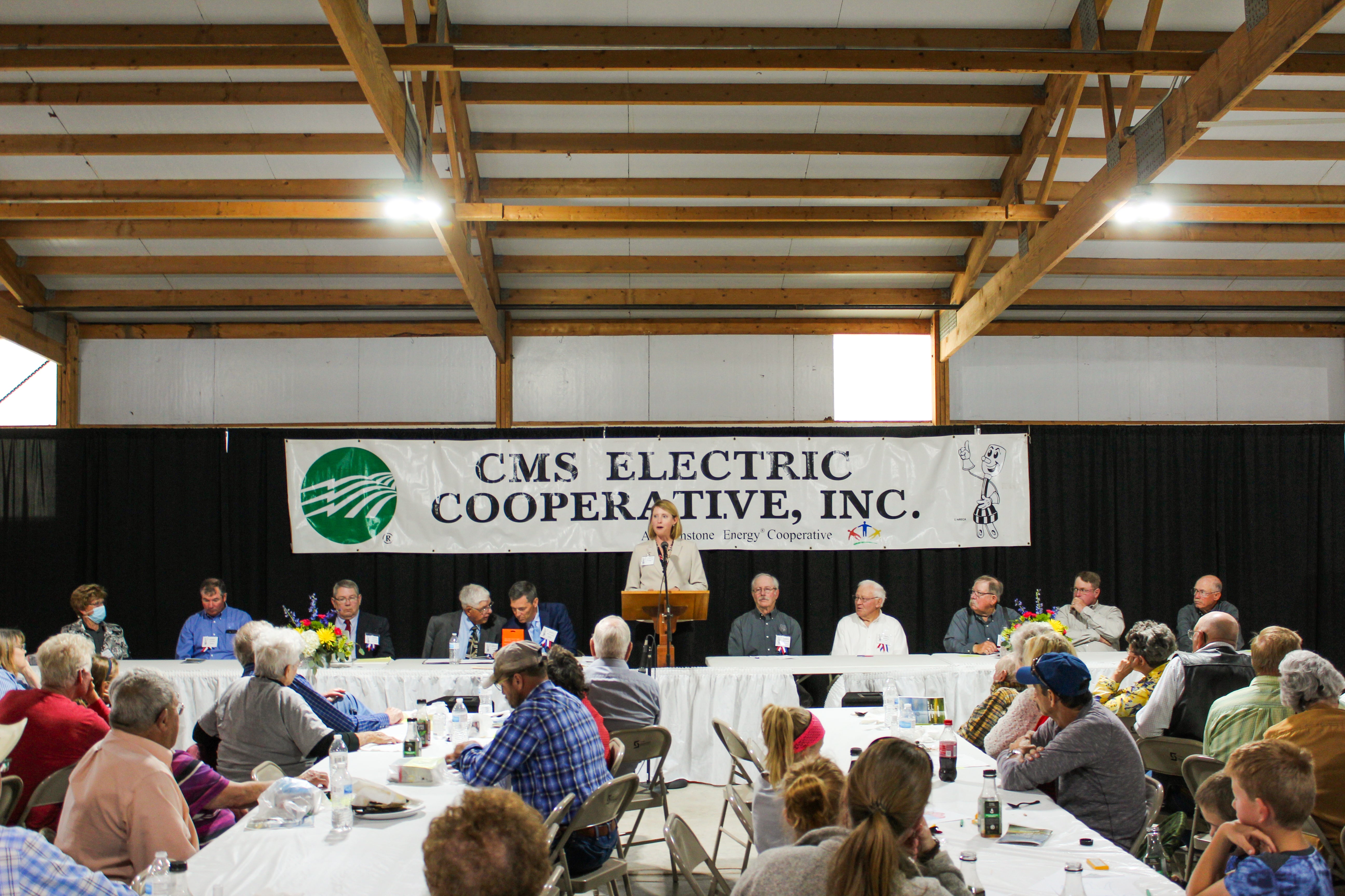 Suzanne Lang of KEPCo presents to the members of CMS at the 2021 annual meeting