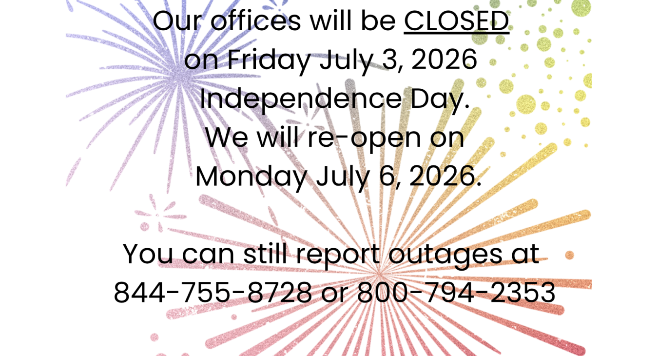 4th of July Holiday Closure 